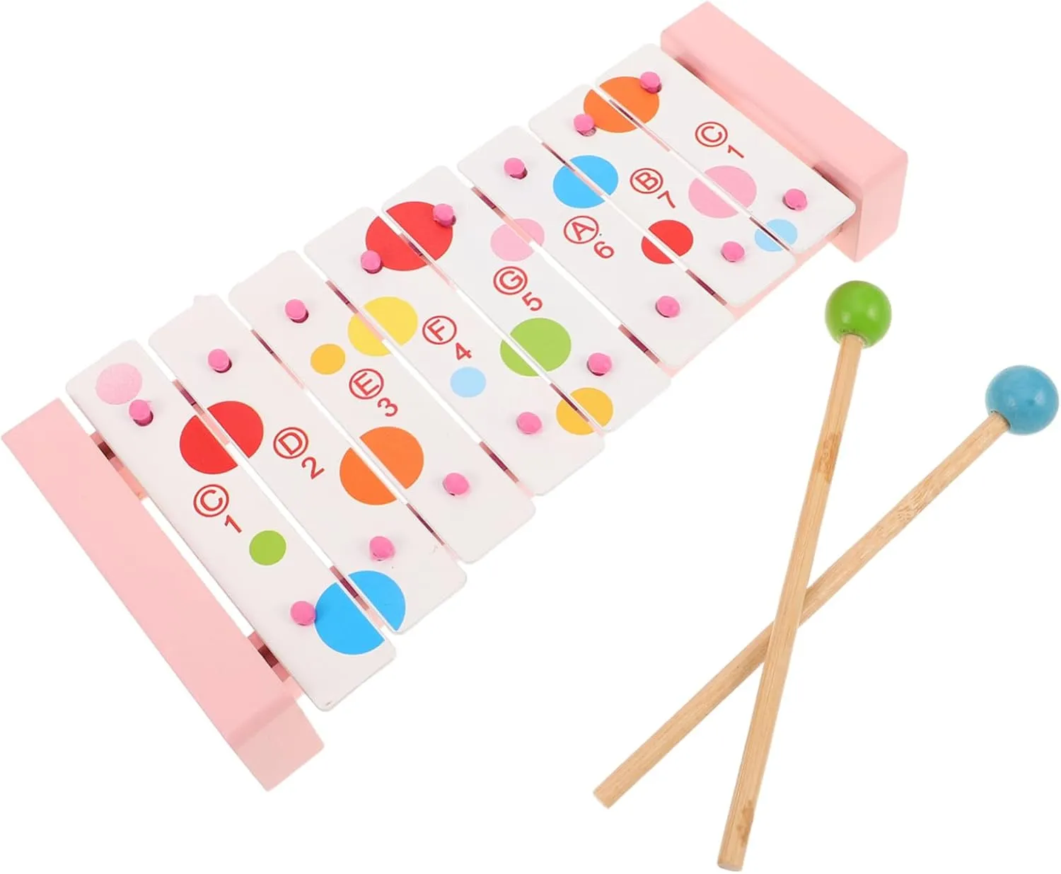 Wooden Xylophone for Key Percussion Instrument Educational Musical for Boys Develops Rhythm Creativity Present for Preschool Learning