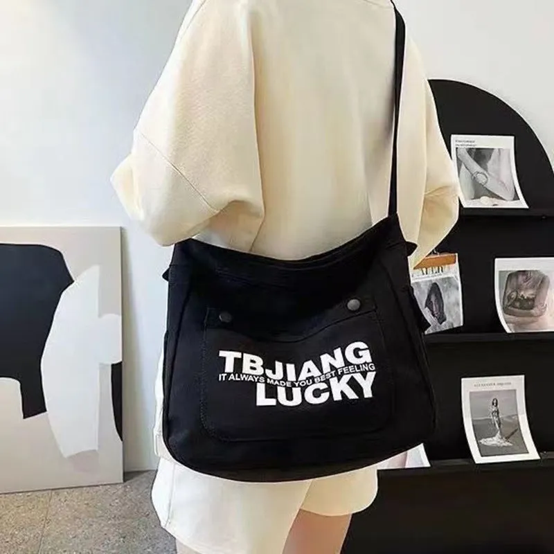 Work Clothes Female Male Korean Large Shoulder Bags