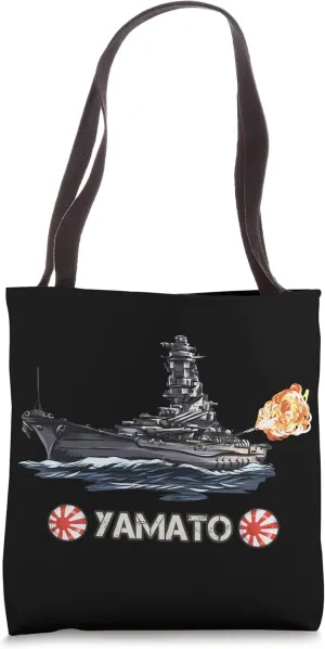World War 2 Japanese Battleship Yamato Tote Bag
