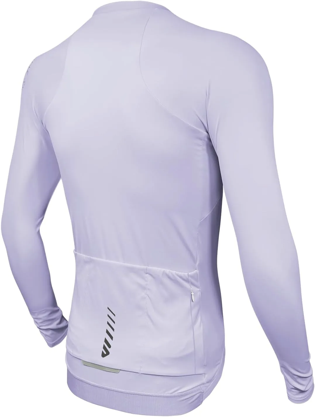 Wulibike Cycling Jersey Men Long Sleeve, Road Bike Jerseys Full Zipper with Pockets, Suitable for Spring and Autumn.