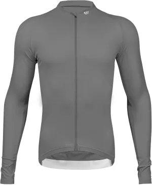 Wulibike Cycling Jersey Men Long Sleeve, Road Bike Jerseys Full Zipper with Pockets, Suitable for Spring and Autumn.