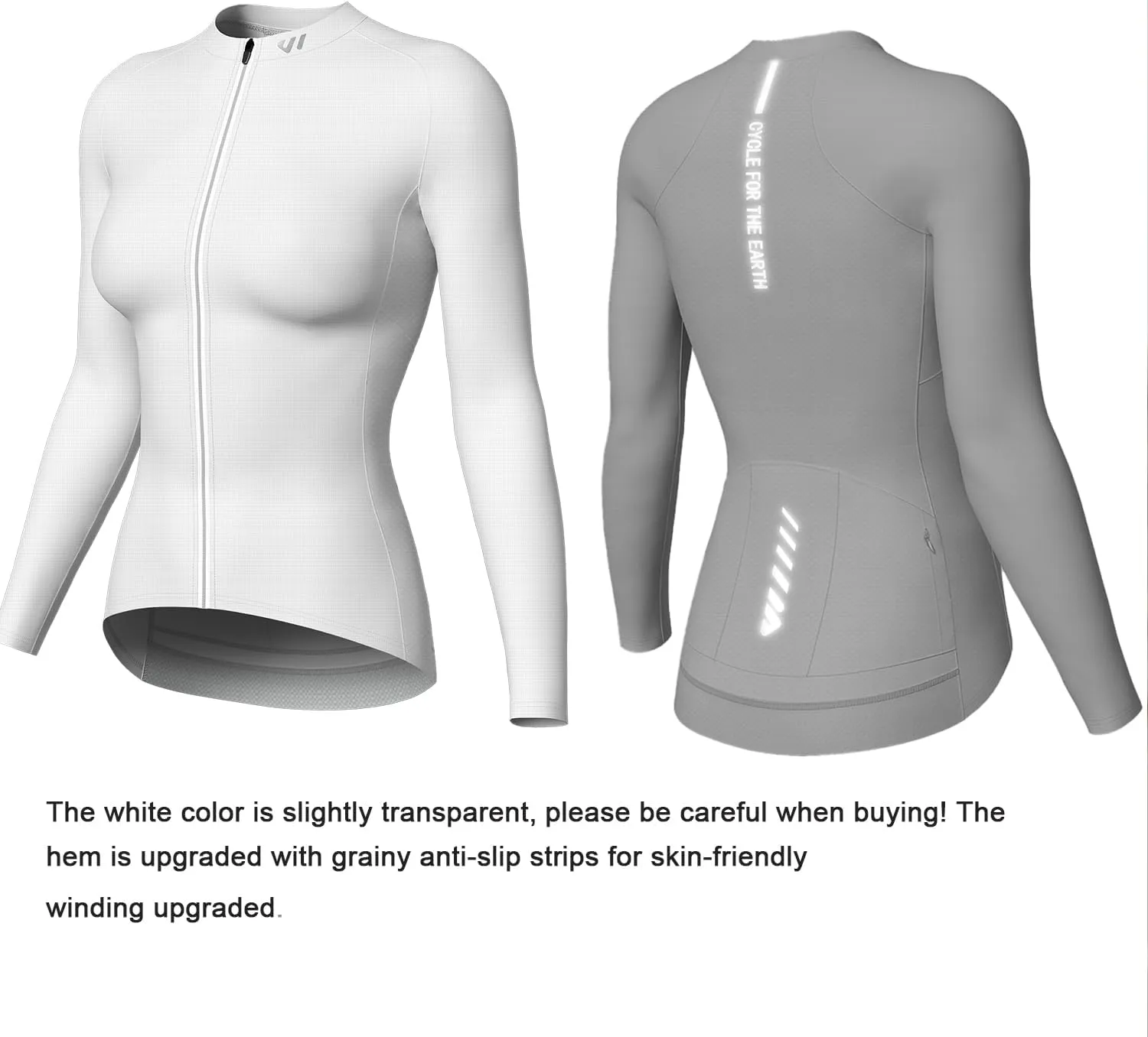 Wulibike Cycling Jersey Women Long Sleeve,Bike Shirts for Women Biking Tops Breathable Cycle Jerseys with 4 Pockets
