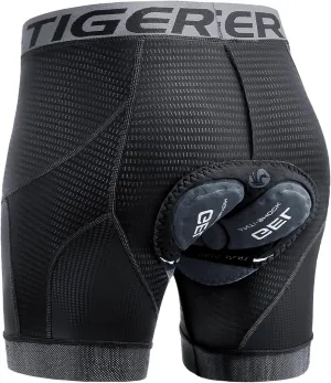 X-TIGER Men's Cycling Underwear Shorts 5D Padded Gel,MTB Biking Shorts Pants with Breathable,Adsorbent Design