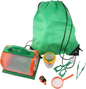 Yardwe 7pcs Portable Insect Observation Kit for Practical Telescope Magnifying Lens Tools for Outdoor Hiking and Wilderness Exploration Green