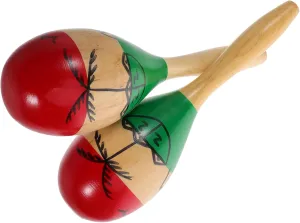 YARNOW Interactive Baby Maracas for Toddlers 2 Pack Wooden Rhythm Sticks Safe Fun Design for Preschoolers