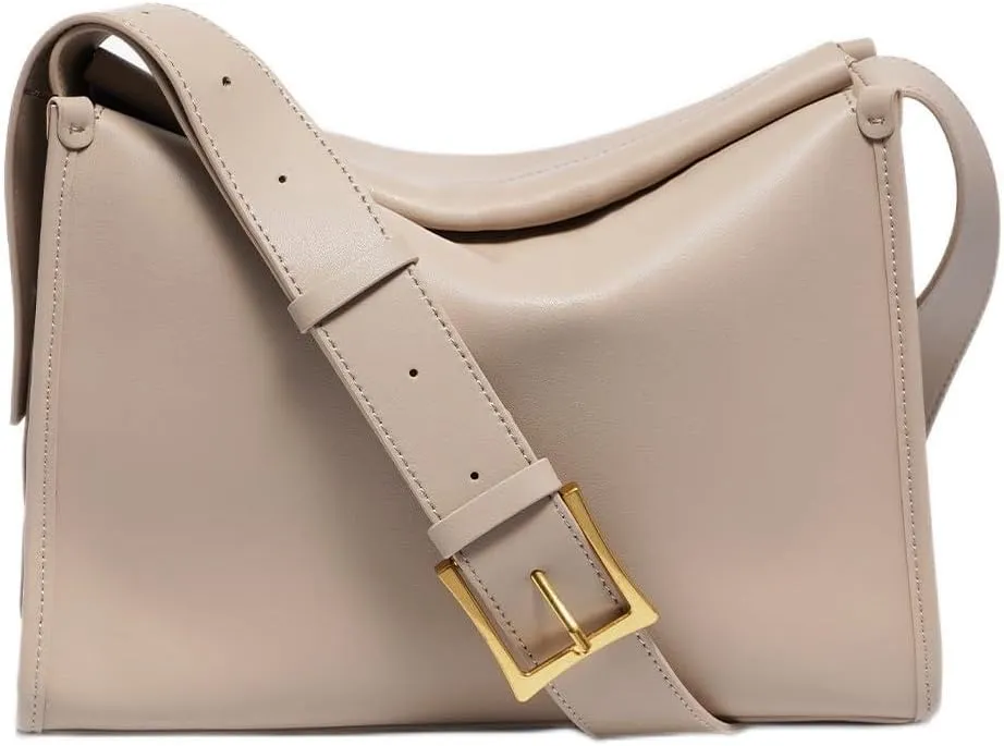 zency 100% Soft Genuine Leather For Female Large Simple Vintage Bucket Bag Women Luxury Shoulder Bags Casual Pillow Crossbody
