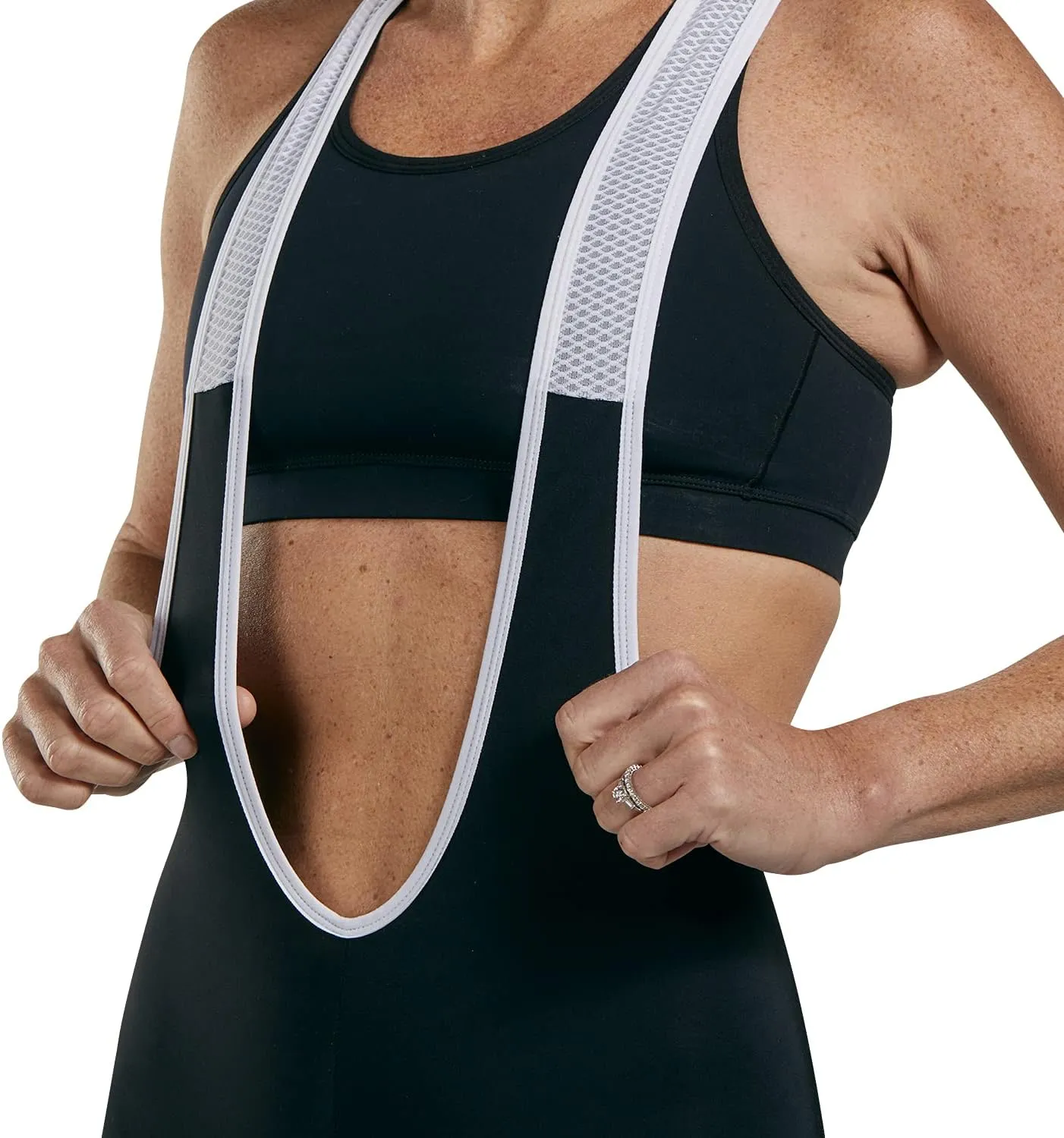Zoot Women's Core Cycling Bib, Padded Bicycle Shorts for Performance Cycle & Training with Breathable UPF 50  Fabric
