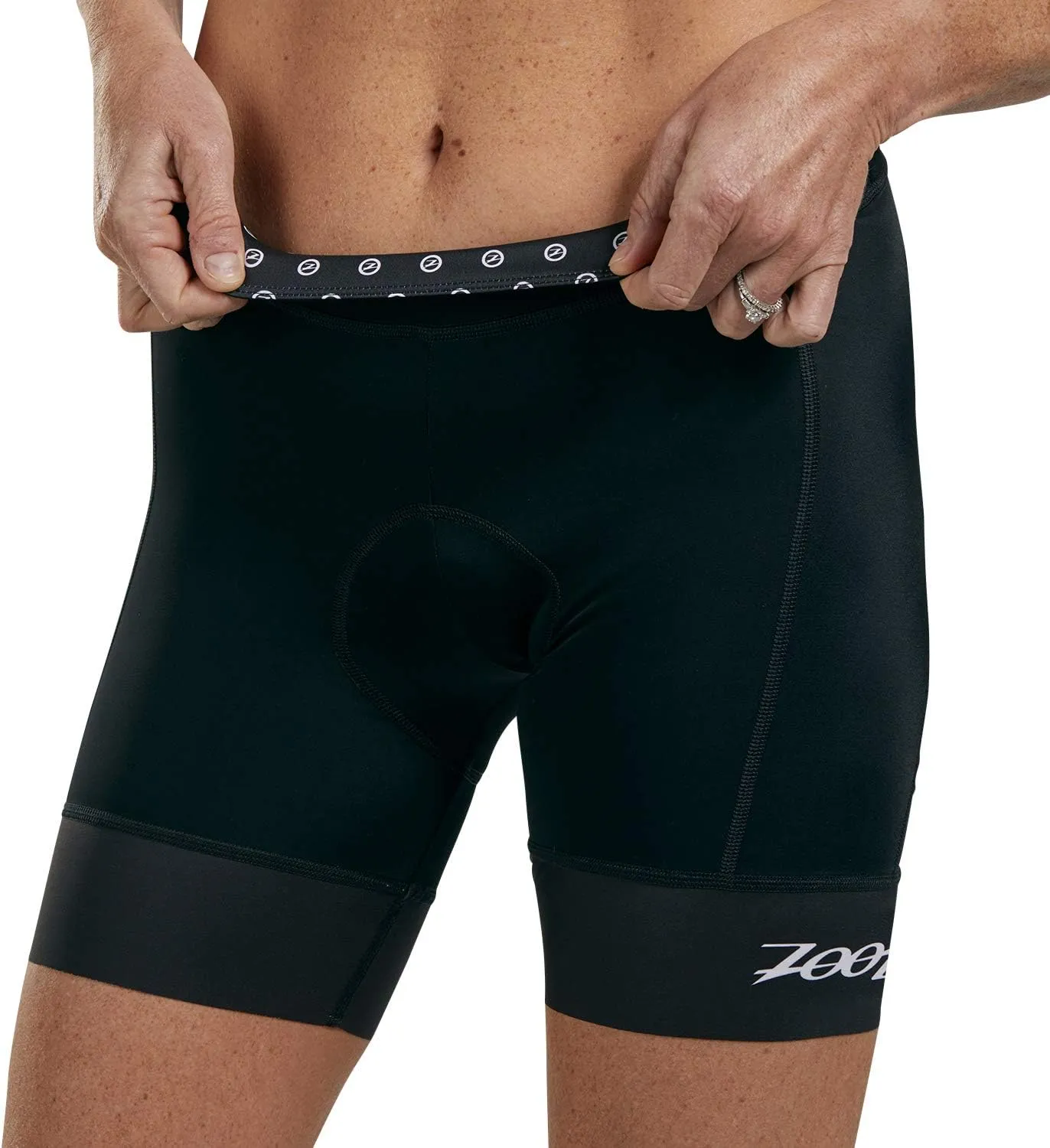 Zoot Women's Core Cycling Shorts, Padded Bicycle Shorts for Performance Cycle & Bike Racing, UPF 50  Fabric